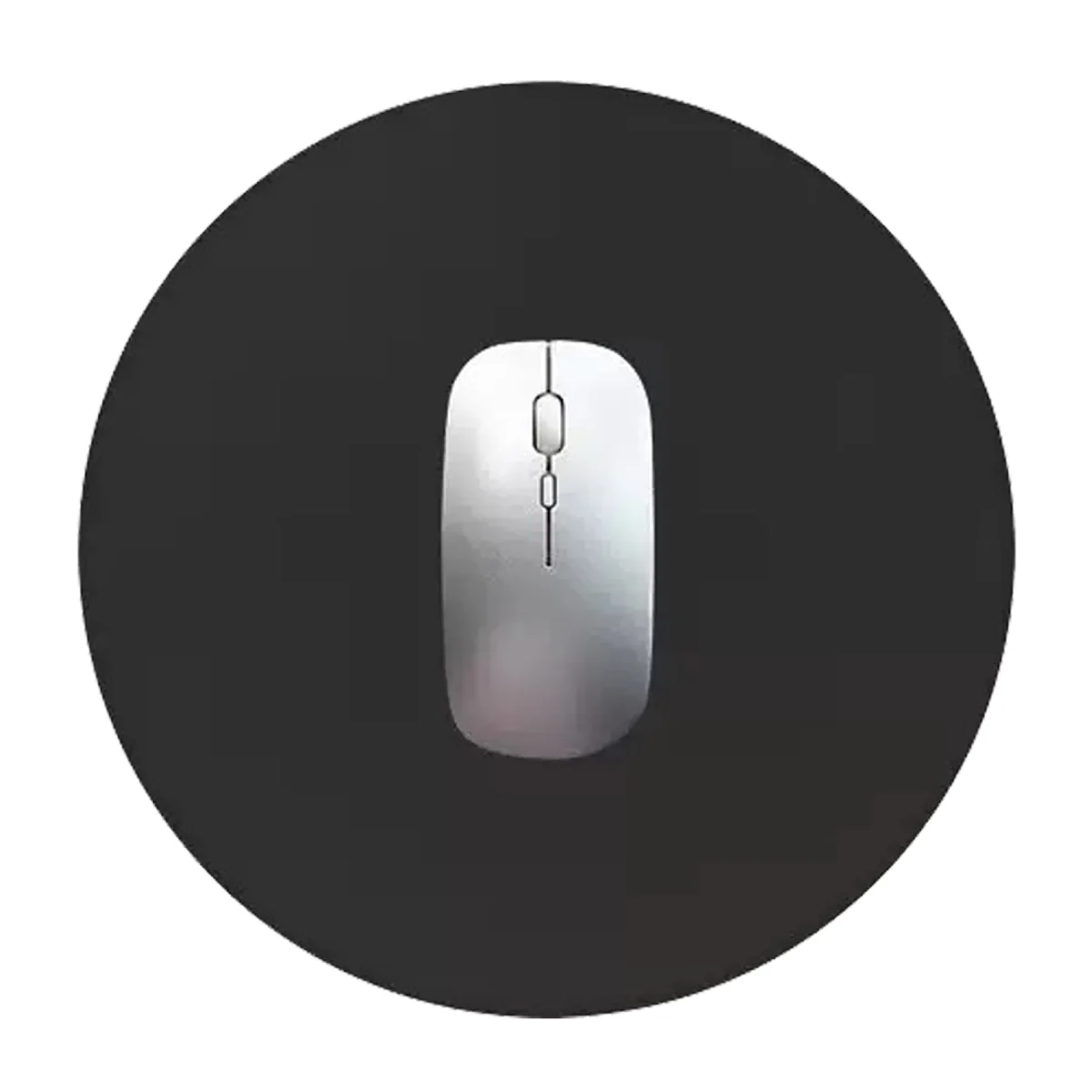 Circular PU Leather Mouse Pad