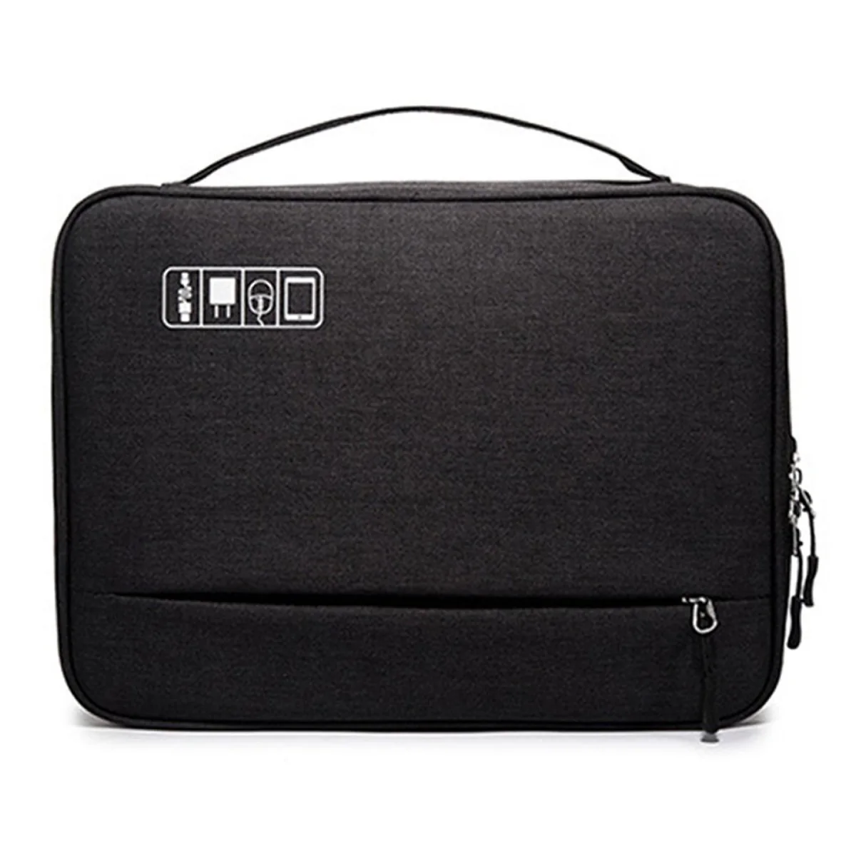 Nylon Multi Pocket Travel Electronic Organizer Bag
