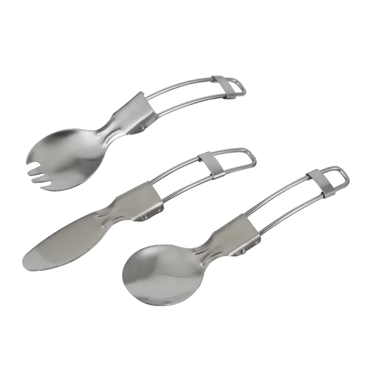 Portable Stainless Steel Cutlery Set Fork Spoon Knife