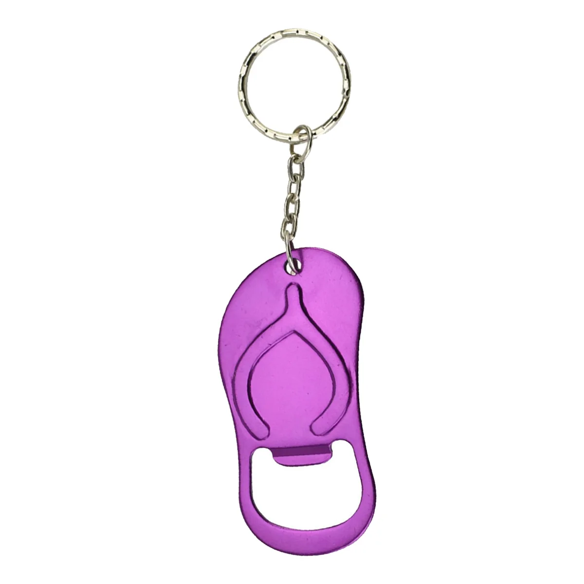 Slipper Style Alloy Bottle Opener Keyring