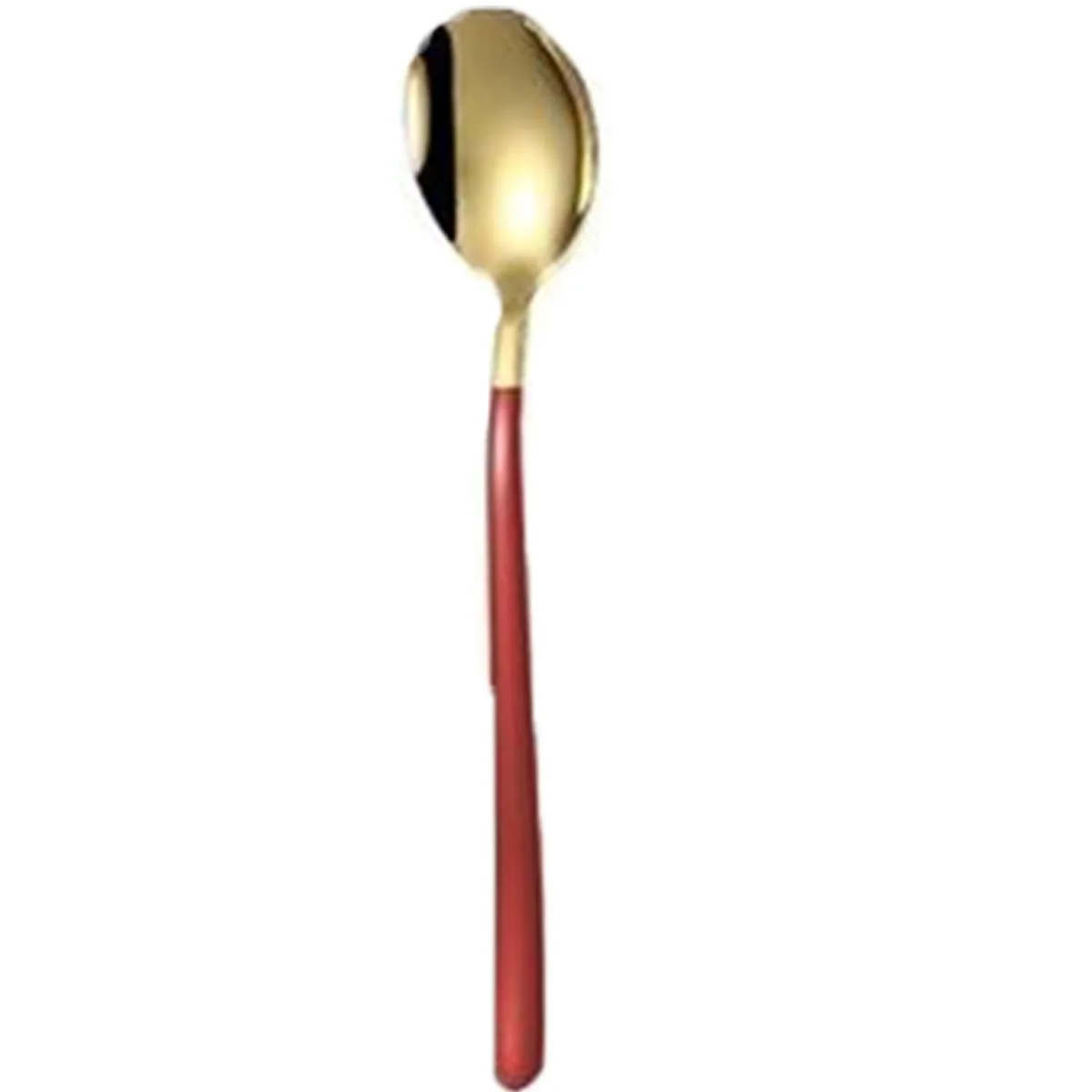 Two Tone Gold Stainless Steel Dessert Spoon
