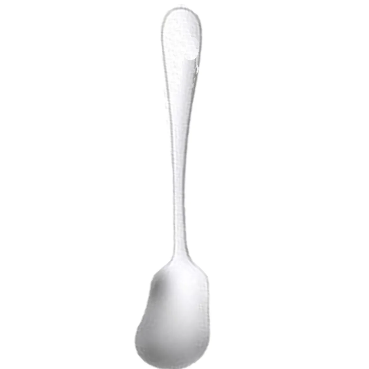 Elegant Rectangular Stainless Steel Dessert Spoon