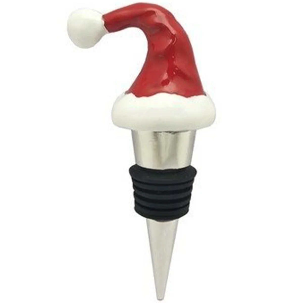 Santa Hat Wine Stopper Holiday Gift