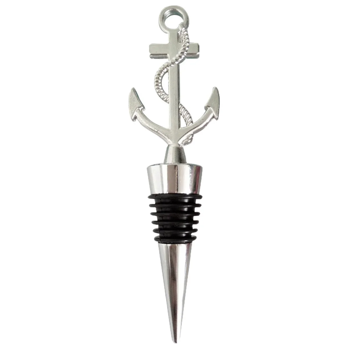 Custom Anchor Wine Bottle Stopper Nautical Gift