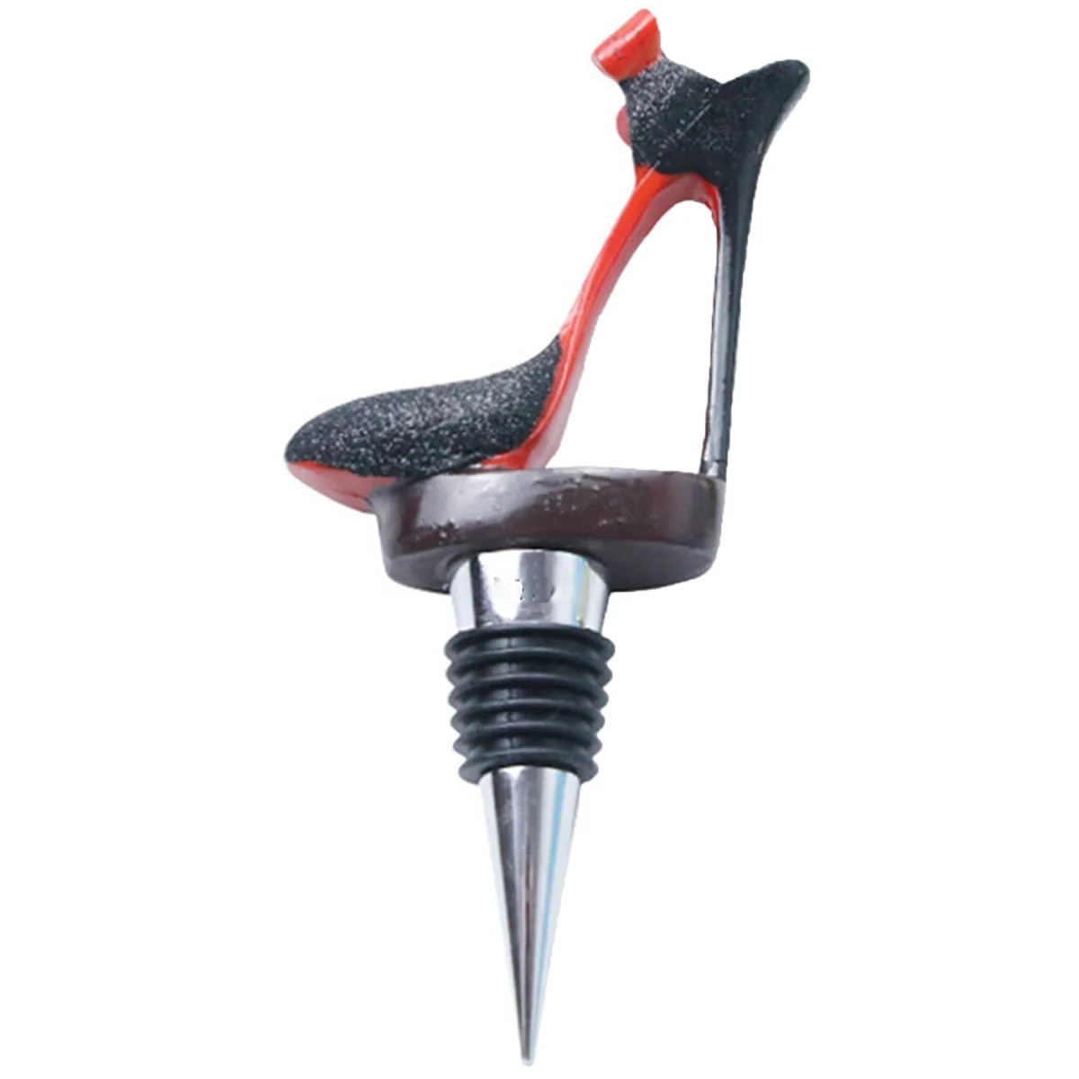 Shoe Shaped Alloy Wine Bottle Stopper