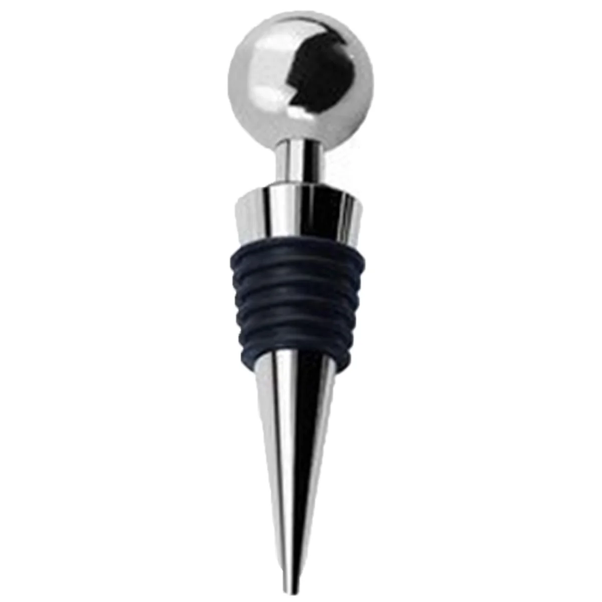 Elegant Round Zinc Alloy Wine Bottle Stopper