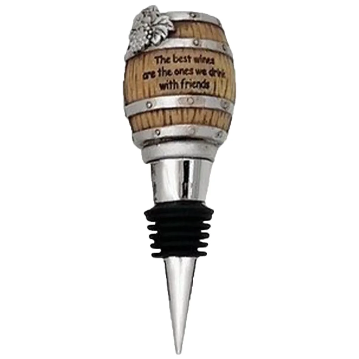 Elegant Ball Shaped Resin Wine Stopper