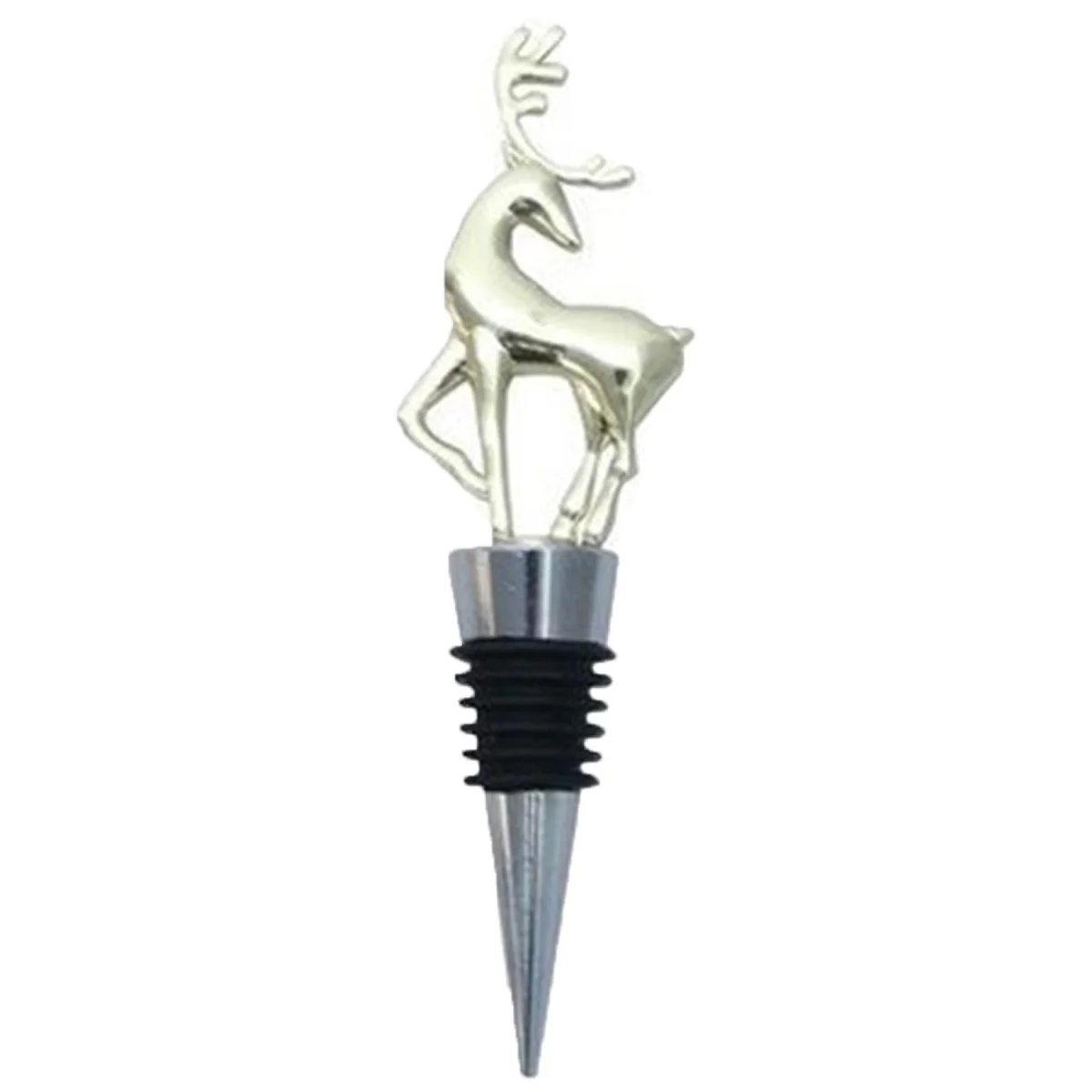 Elegant Deer Metal Wine Bottle Stopper Gift