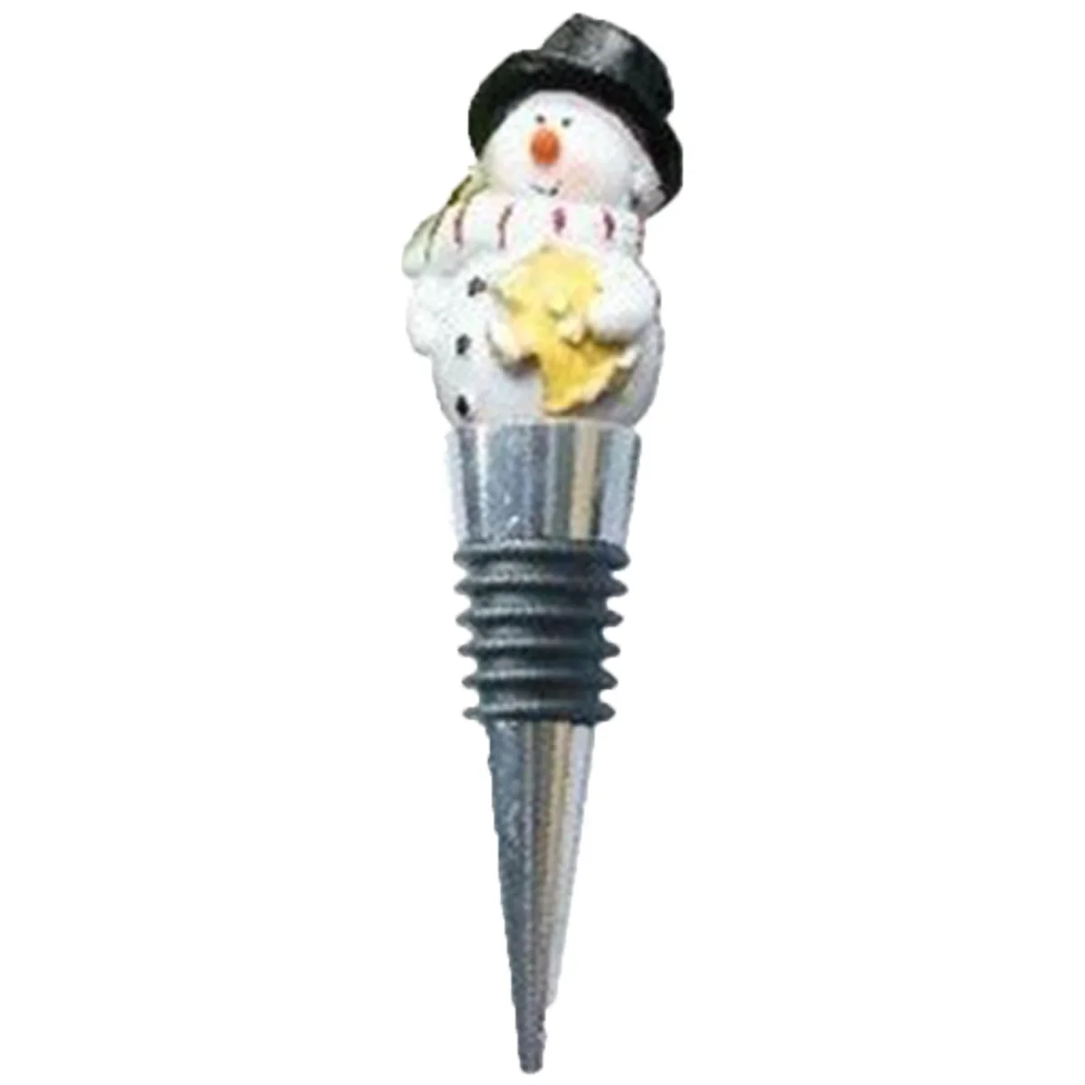 Snowman Wine Stoppers 4 Pack Christmas Gift Set