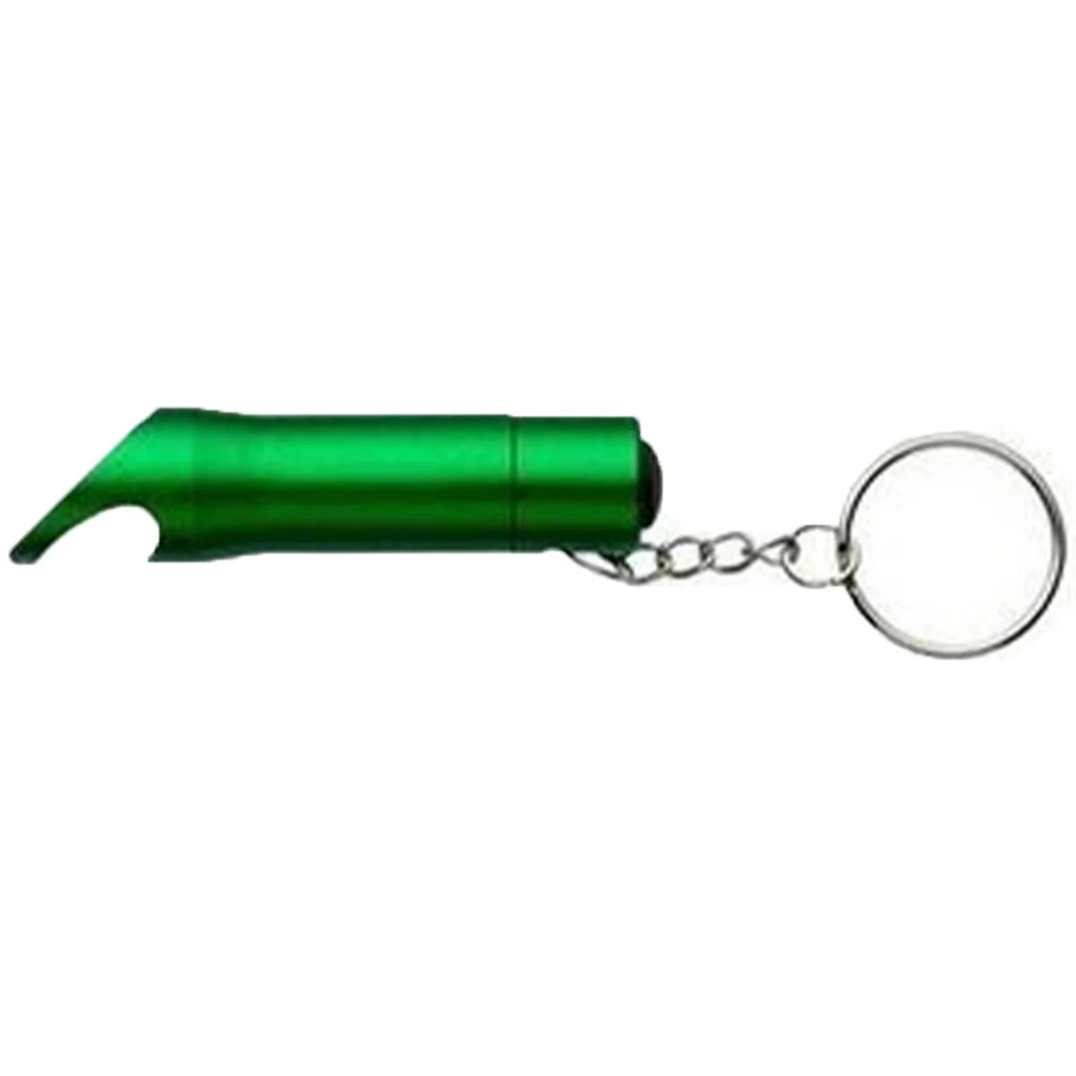 Aluminum Bottle Opener Keychain with LED Flashlight