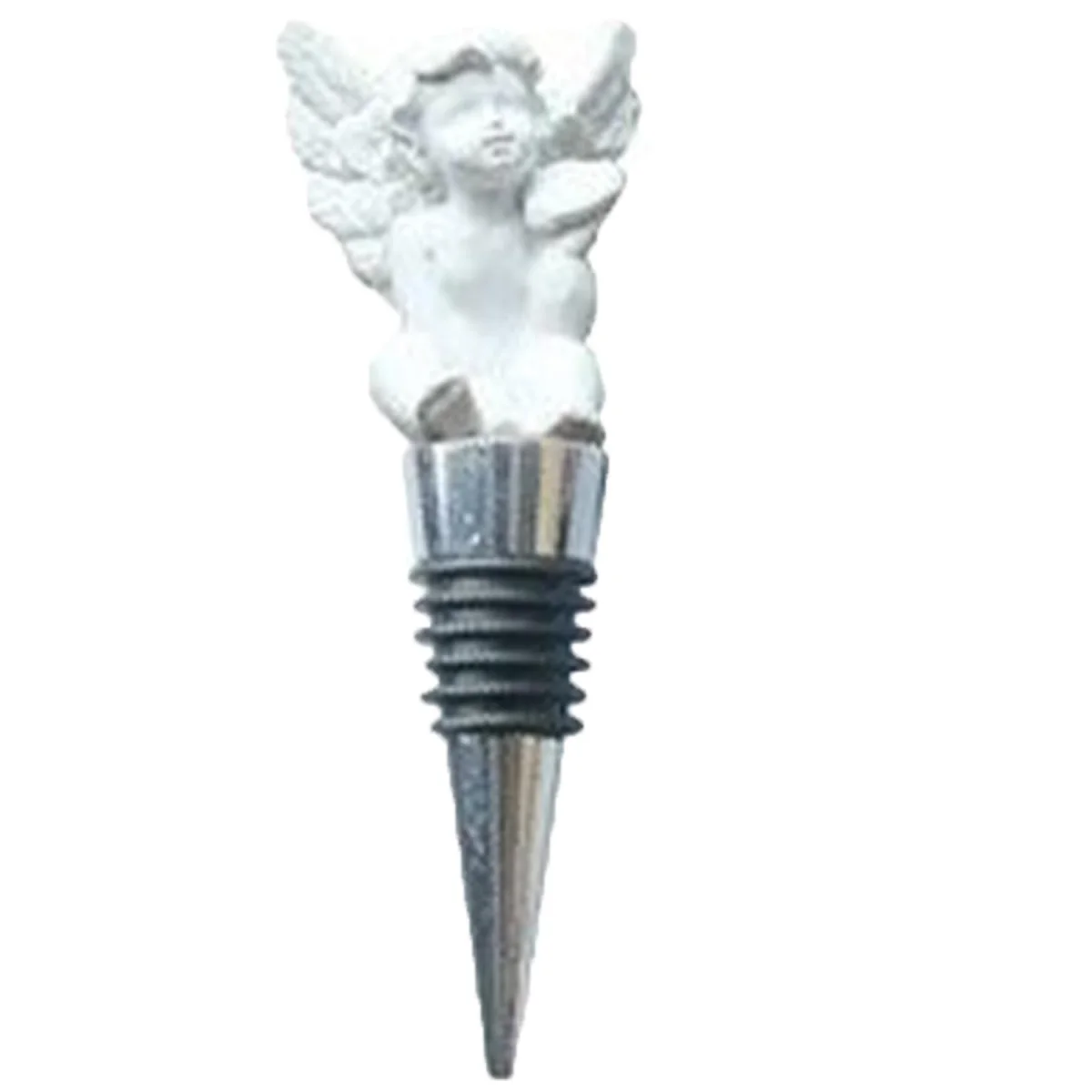 4 Pack Angel Cupid Wine Stopper Set Decorative Gift