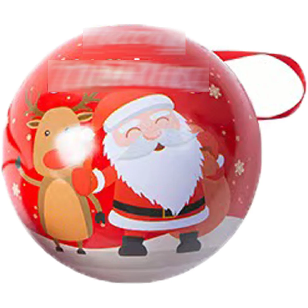 Festive Iron Candy Canister Christmas Gift Box