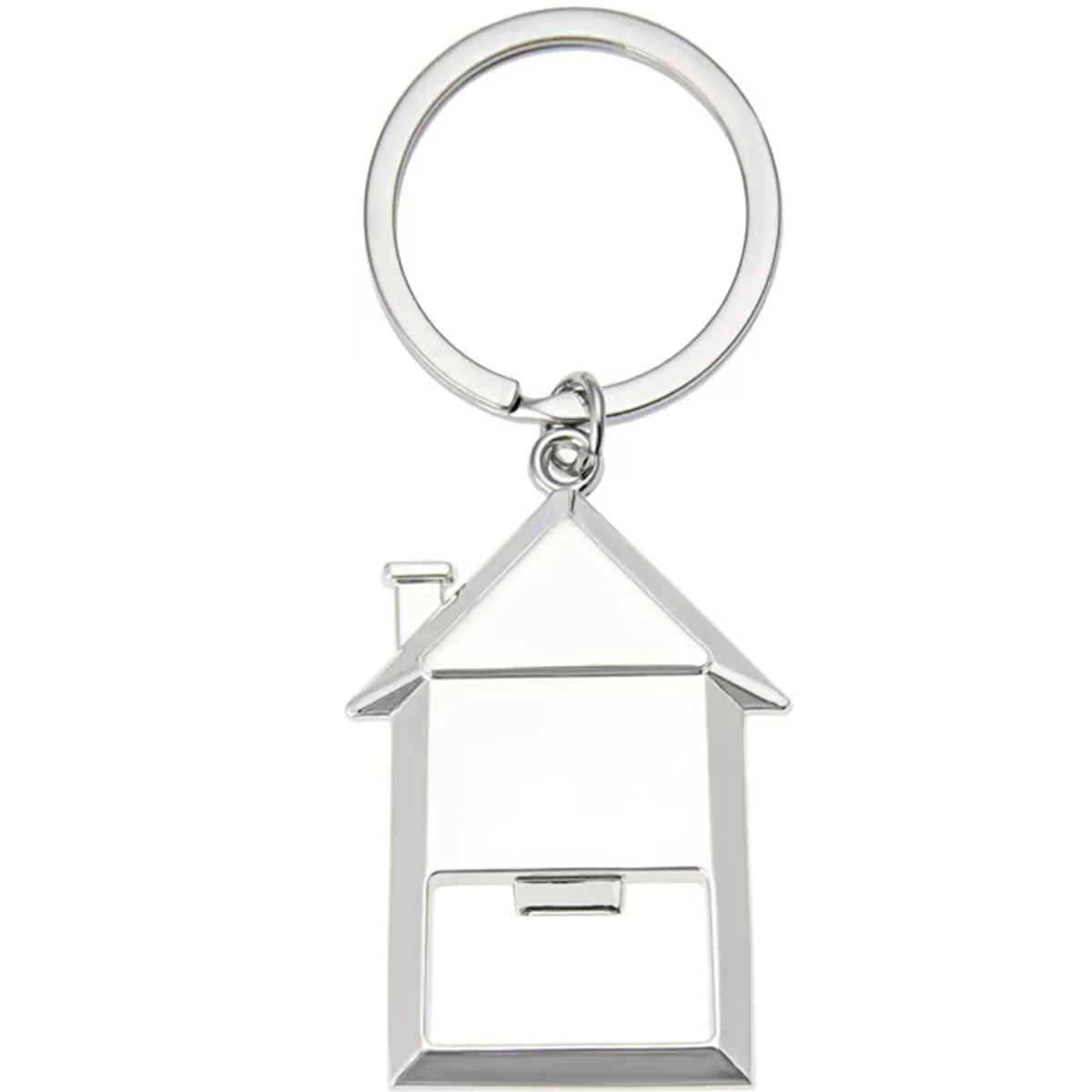 Custom Engravable House Bottle Opener Keychain