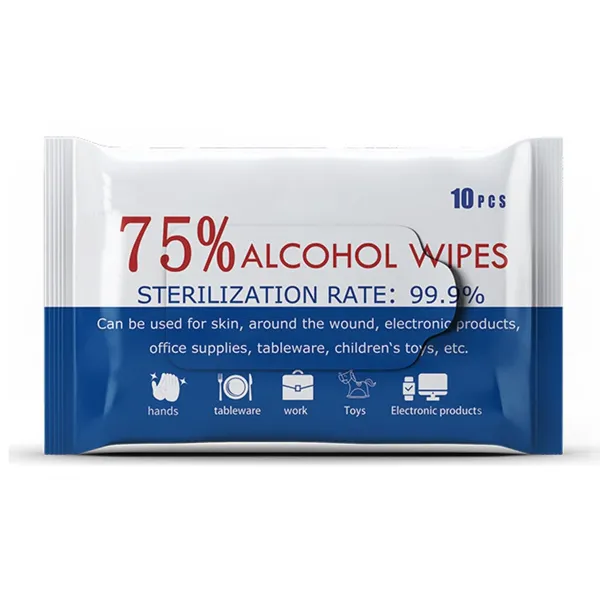 75% Alcohol Sanitizing Wipes Disposable Hand Cleaning