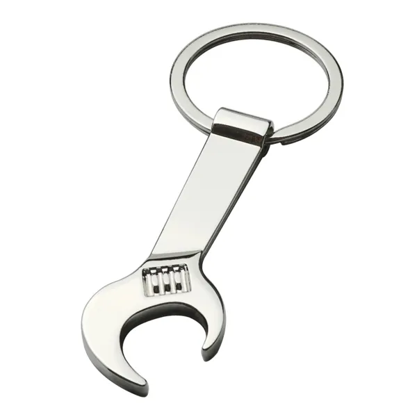 Wrench Design Alloy Bottle Opener Keychain