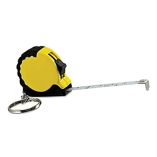 Retractable Measuring Tape Keychain with Slide Lock