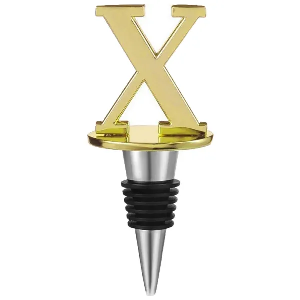 Personalized Initial Wine Bottle Stopper