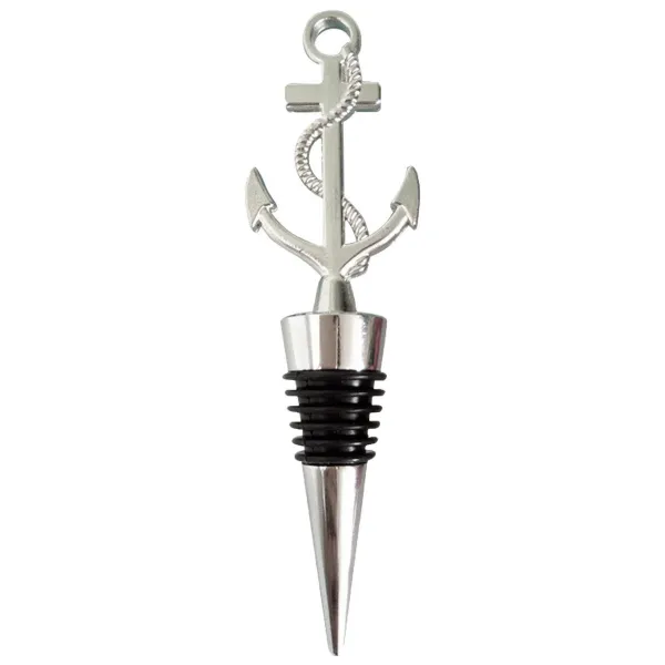 Custom Anchor Wine Bottle Stopper Nautical Gift