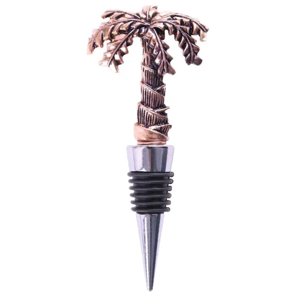 Custom Coconut Palm Wine Bottle Stopper