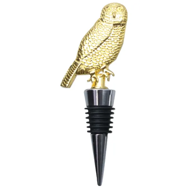 Whimsical Owl Wine Bottle Stopper Durable Alloy