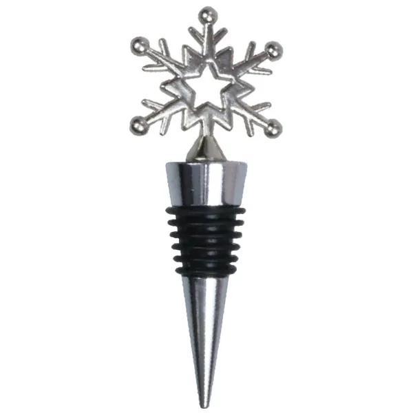 Snowflake Wine Bottle Stopper Custom Gift