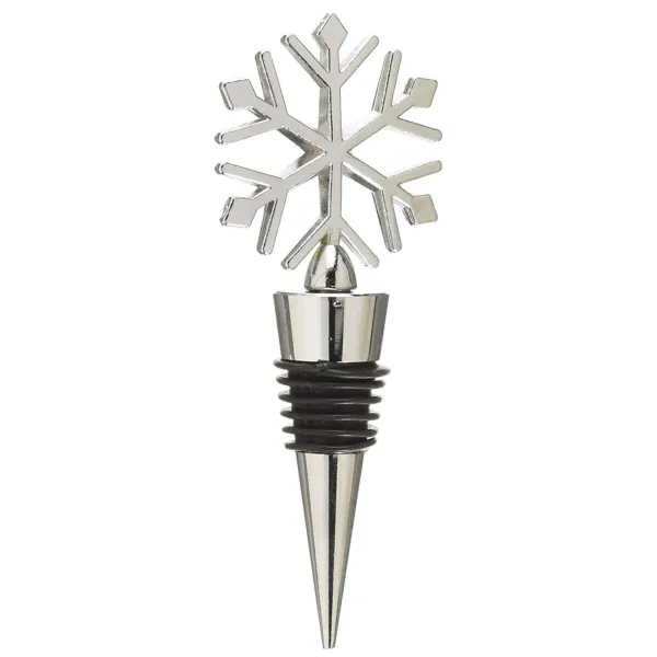 Snowflake Wine Bottle Stopper Customizable Charm