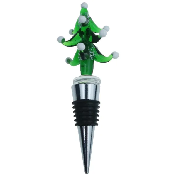 Christmas Tree Alloy Wine Bottle Stopper