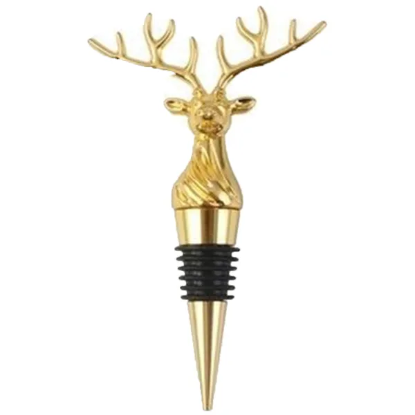 Stag Head Wine Bottle Stopper Premium Alloy