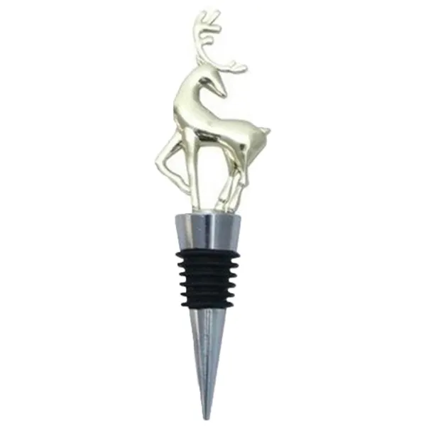Elegant Deer Metal Wine Bottle Stopper Gift