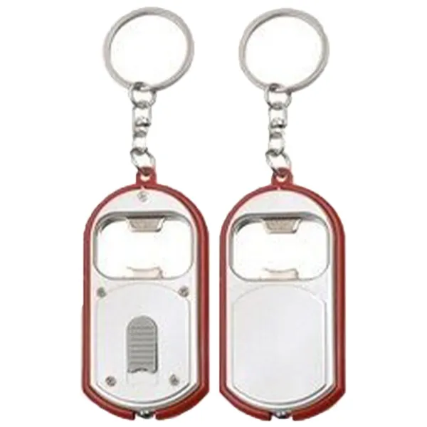 Multifunctional Keychain Bottle Opener LED Flashlight
