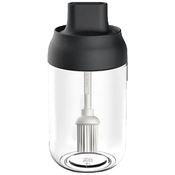 Glass Olive Oil Dispenser Bottle with Brush Cap