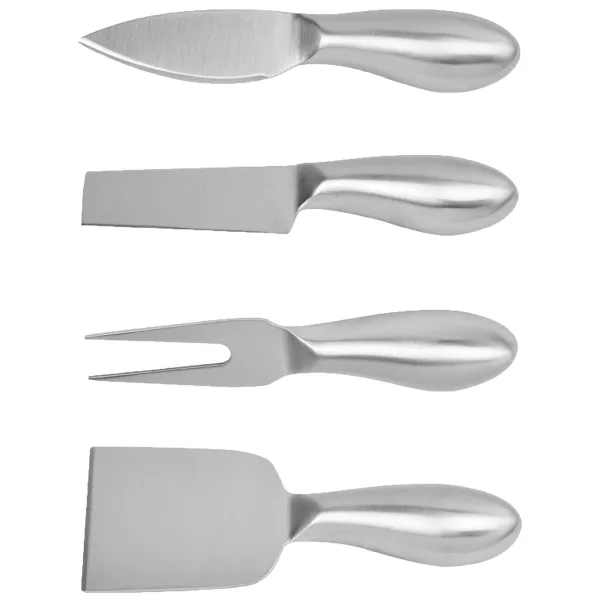 4-Piece Stainless Steel Cheese Knife Set