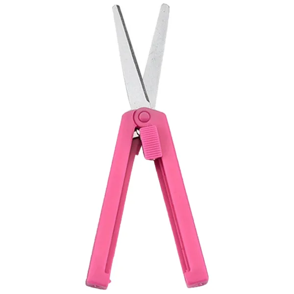 Compact Safety Travel Scissors with Cover