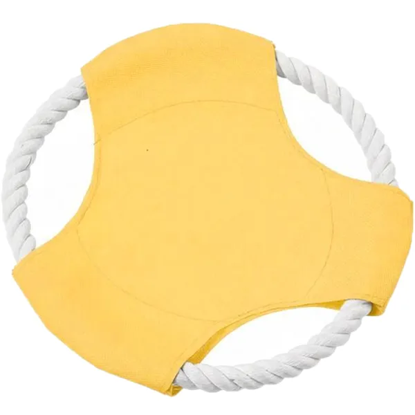 Durable Cotton Rope Pet Flying Disk Fetch Toy