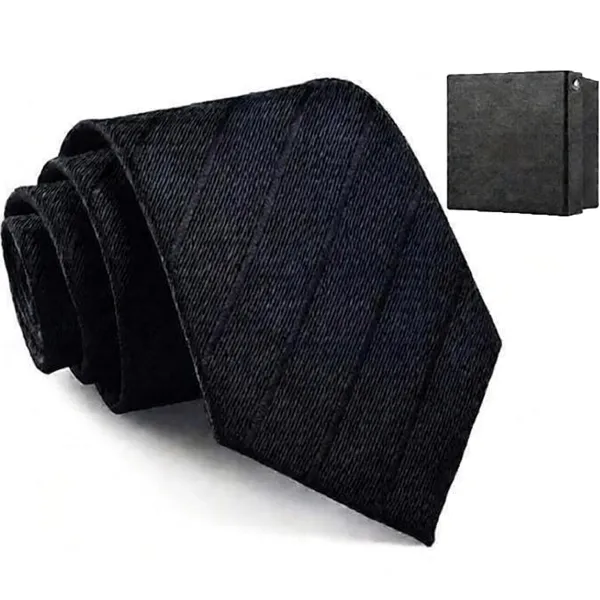 Men's Silky Neck Tie with Gift Box