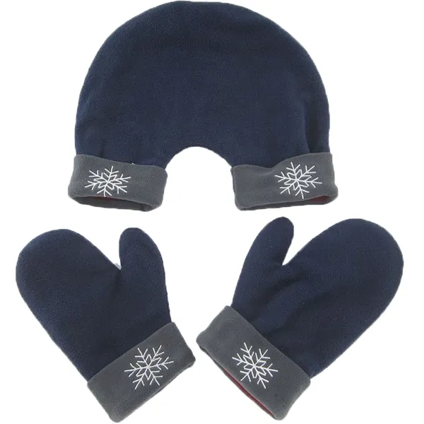 Couples Winter Gloves Polar Fleece Hand in Hand