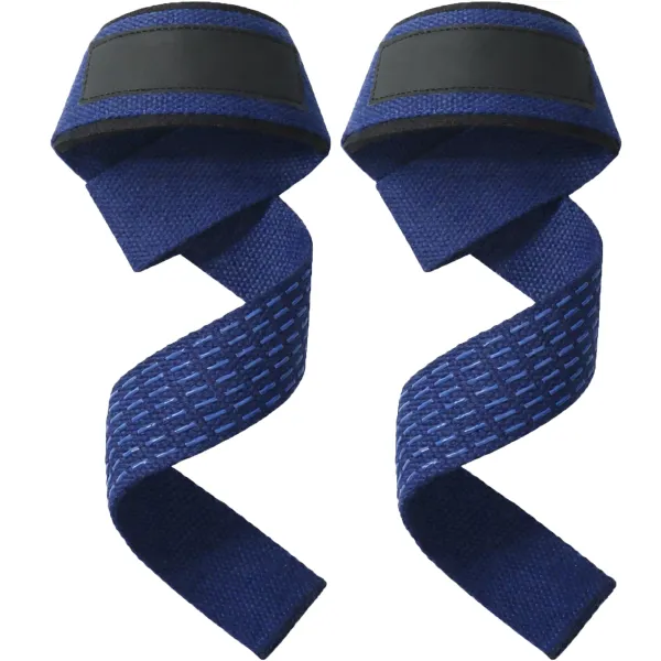 Cotton Padded Weightlifting Straps Set for Grip
