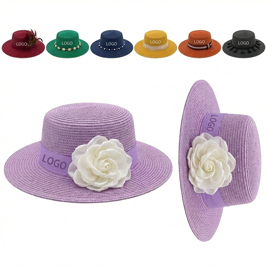 UPF 50+ Floral Print Wide Brim Sun Hat for Women & Men