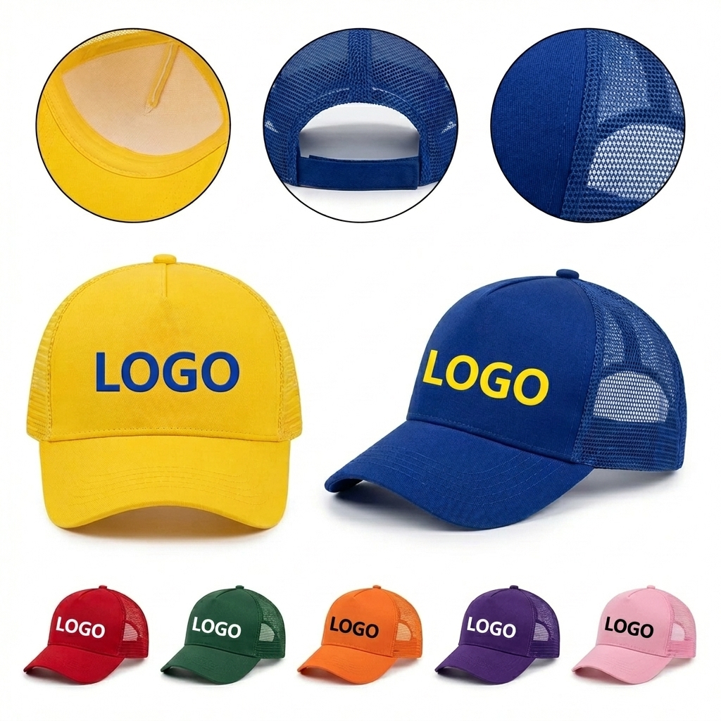 Premium Breathable Mesh Baseball Cap for Sports & Casual Wear