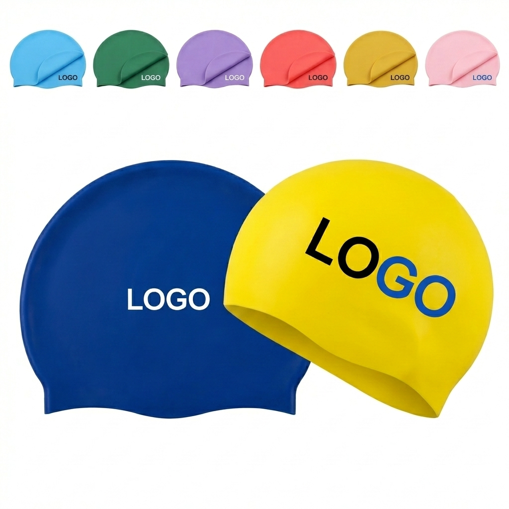 HydroShield Durable & Quick-Dry Silicone Swimming Cap with UV Protection