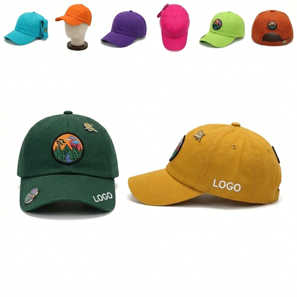Customizable Cotton Adjustable Cap with UV Protection