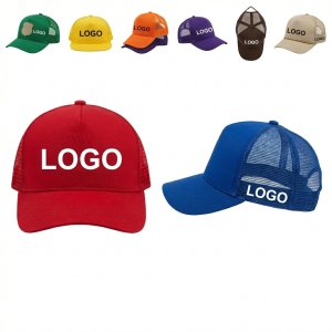 Customizable Pigment-Dyed Cotton Mesh Back Cap