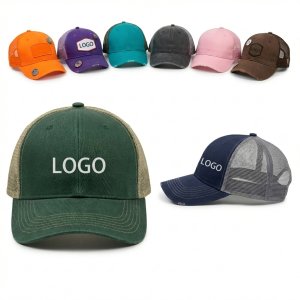 Breathable Cotton Mesh-Back Trucker Cap for All-Day Wear